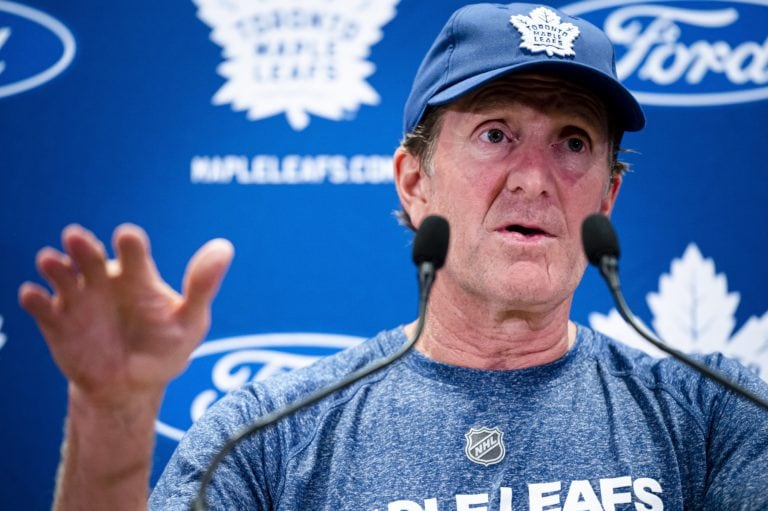 Toronto Maple Leafs head coach Mike Babcock